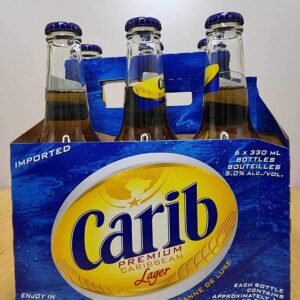 Bière blonde Carib 6x33cl